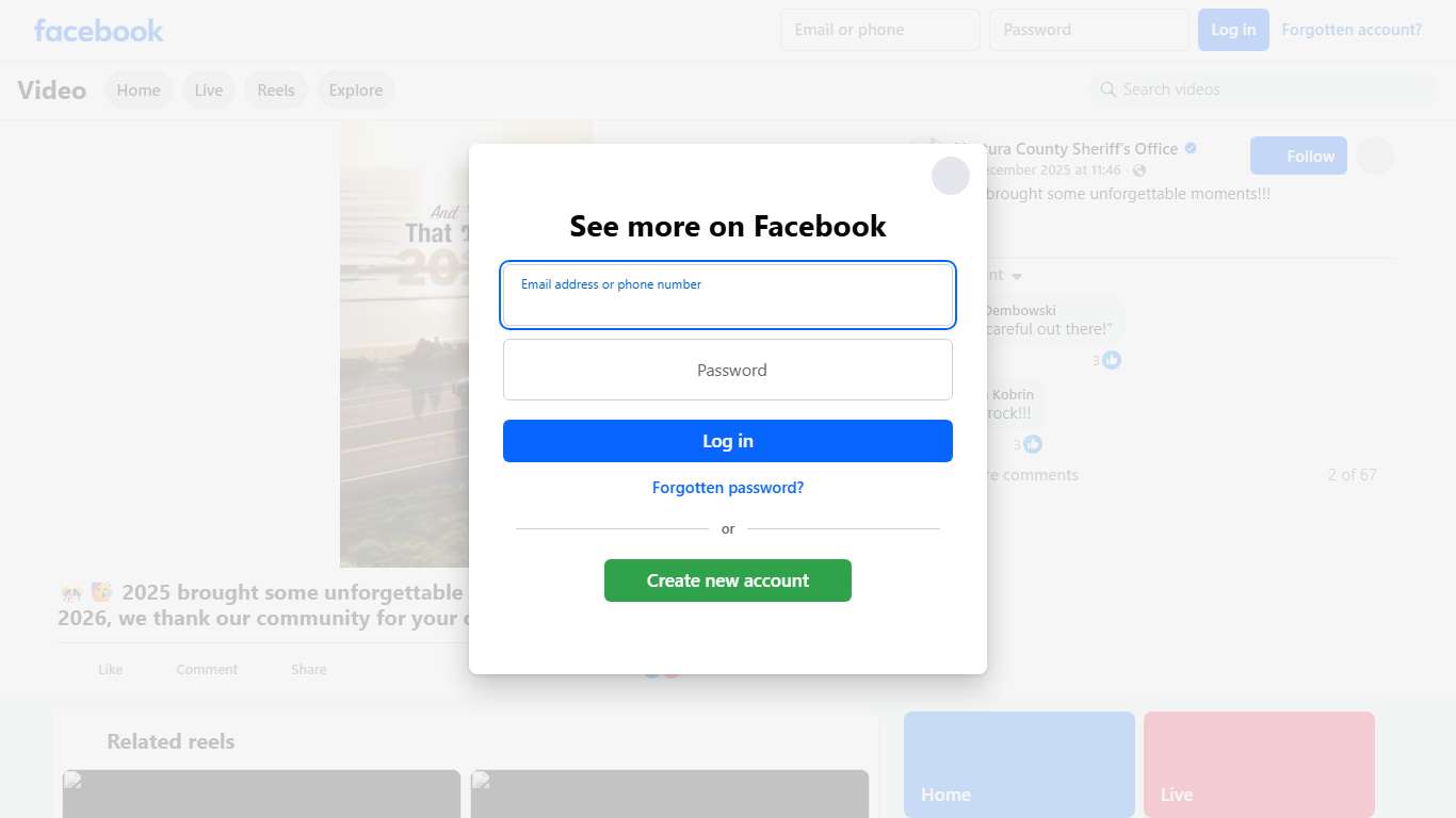 🎊🥳 2025 brought some unforgettable moments!!! As we welcome 2026, we thank our community for your continued support. The Ventura County Sheriff’s Office wishes everyone a Happy and safe New Year. 🥂 | Ventura County Sheriff's Office | Facebook