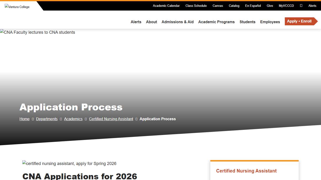 Application Process | Ventura College